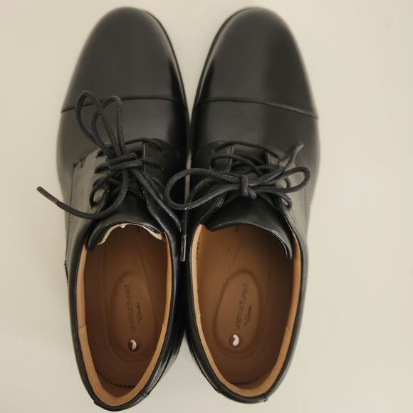 Clarks Un Tailor Cap Black Leather 8.5 D (M) main image 5